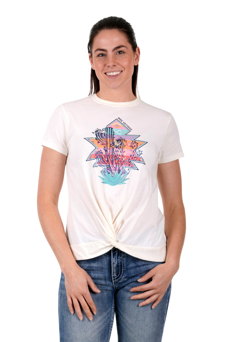 P3S2577686 Pure Western Women's Elora SS Tee