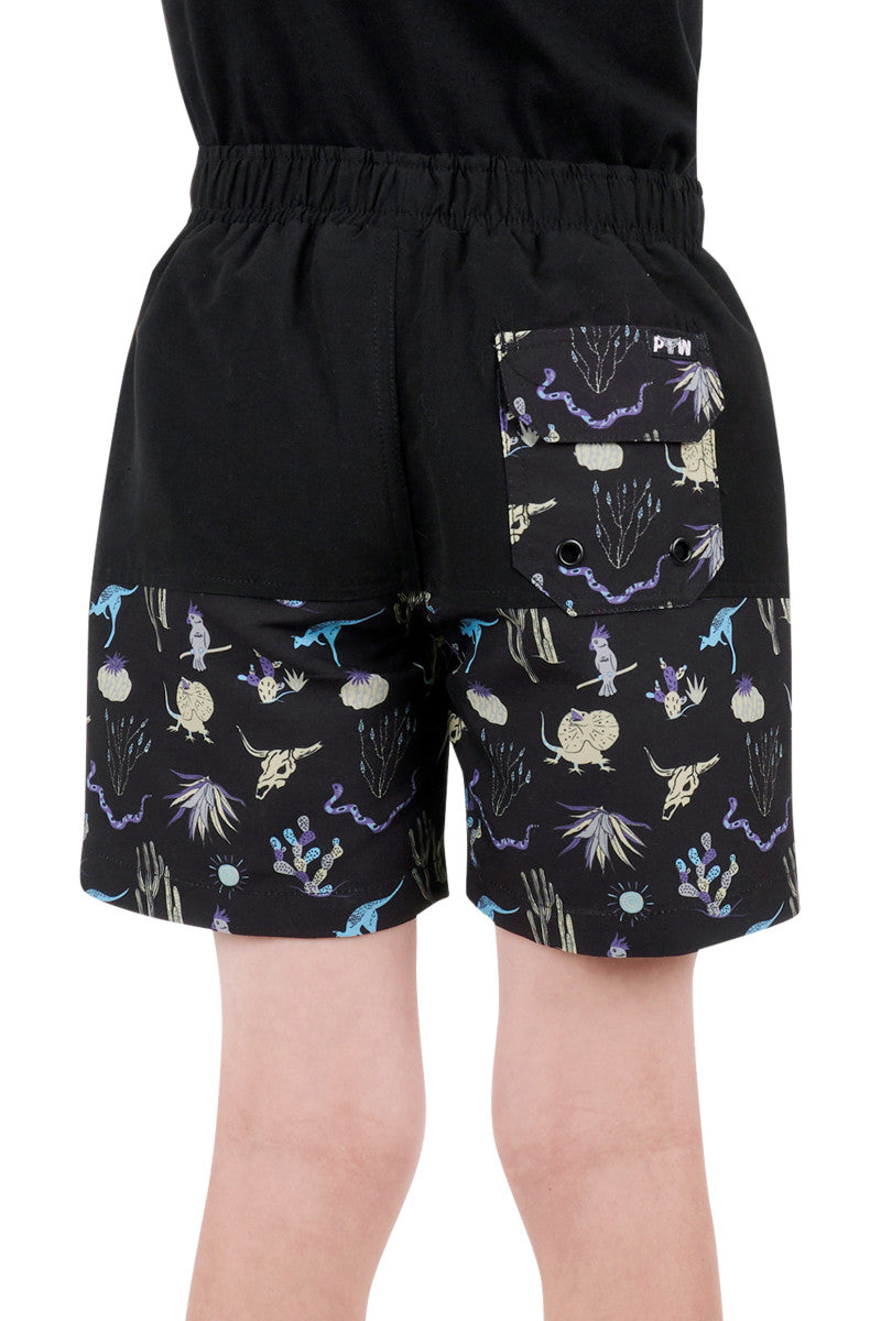 P3S3302775 Pure Western Boys Benny Boardshort