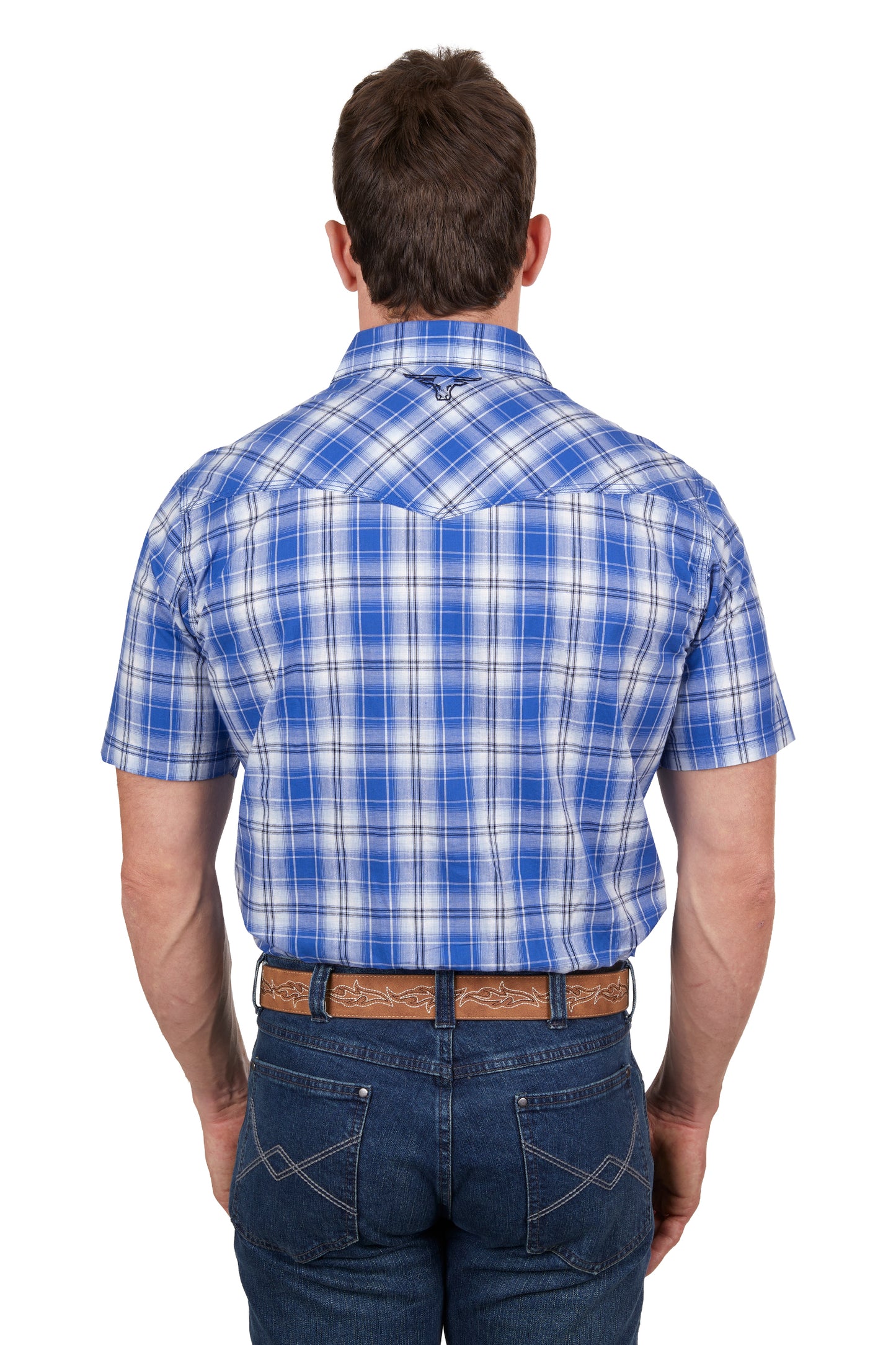 P4S1102958 Pure Western Men's Mark SS Shirt