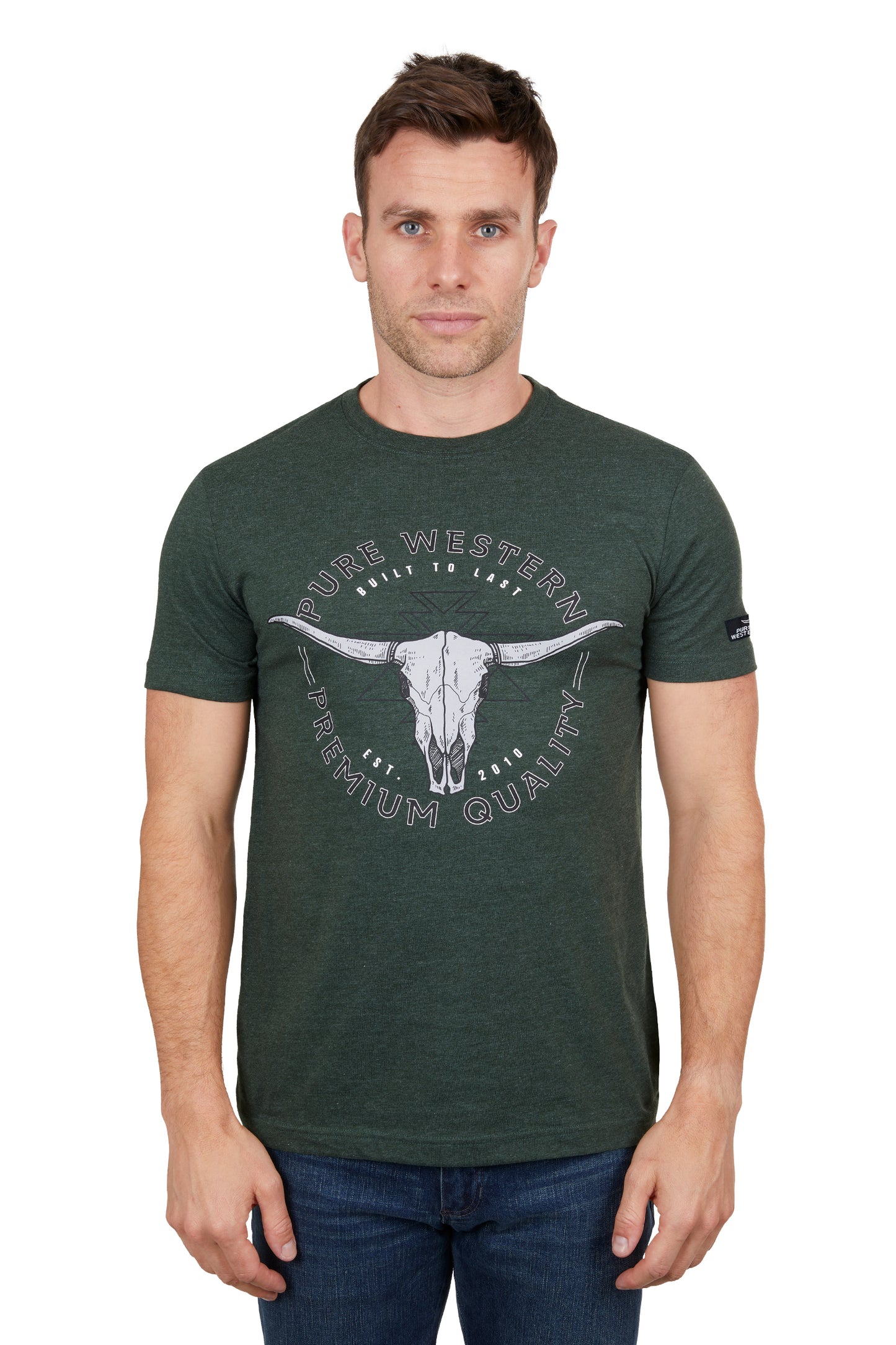 P4S1503960 Pure Western Men's Enzo SS Tee