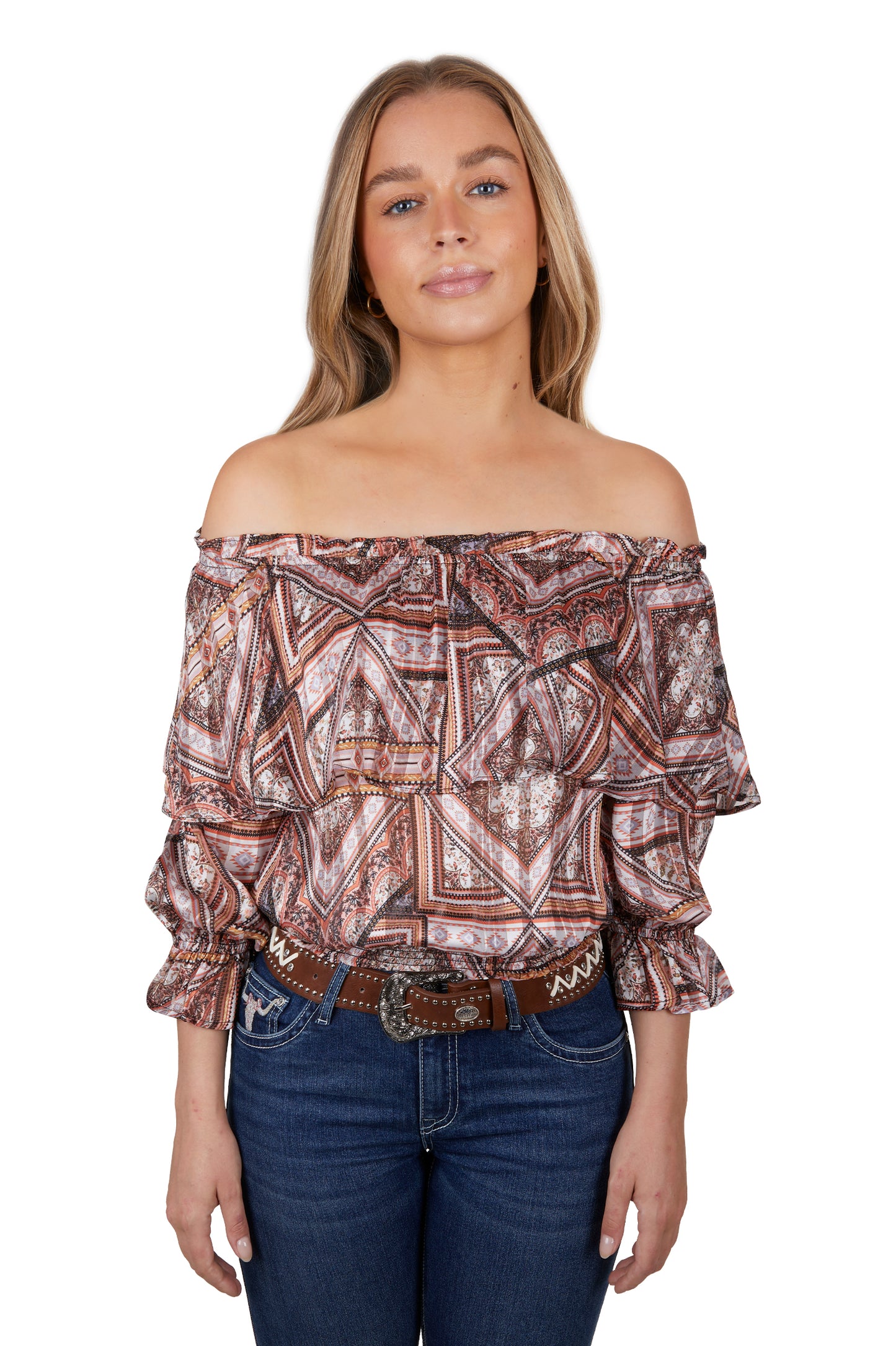 P4S2585830 Pure Western Women's Stevie Blouse