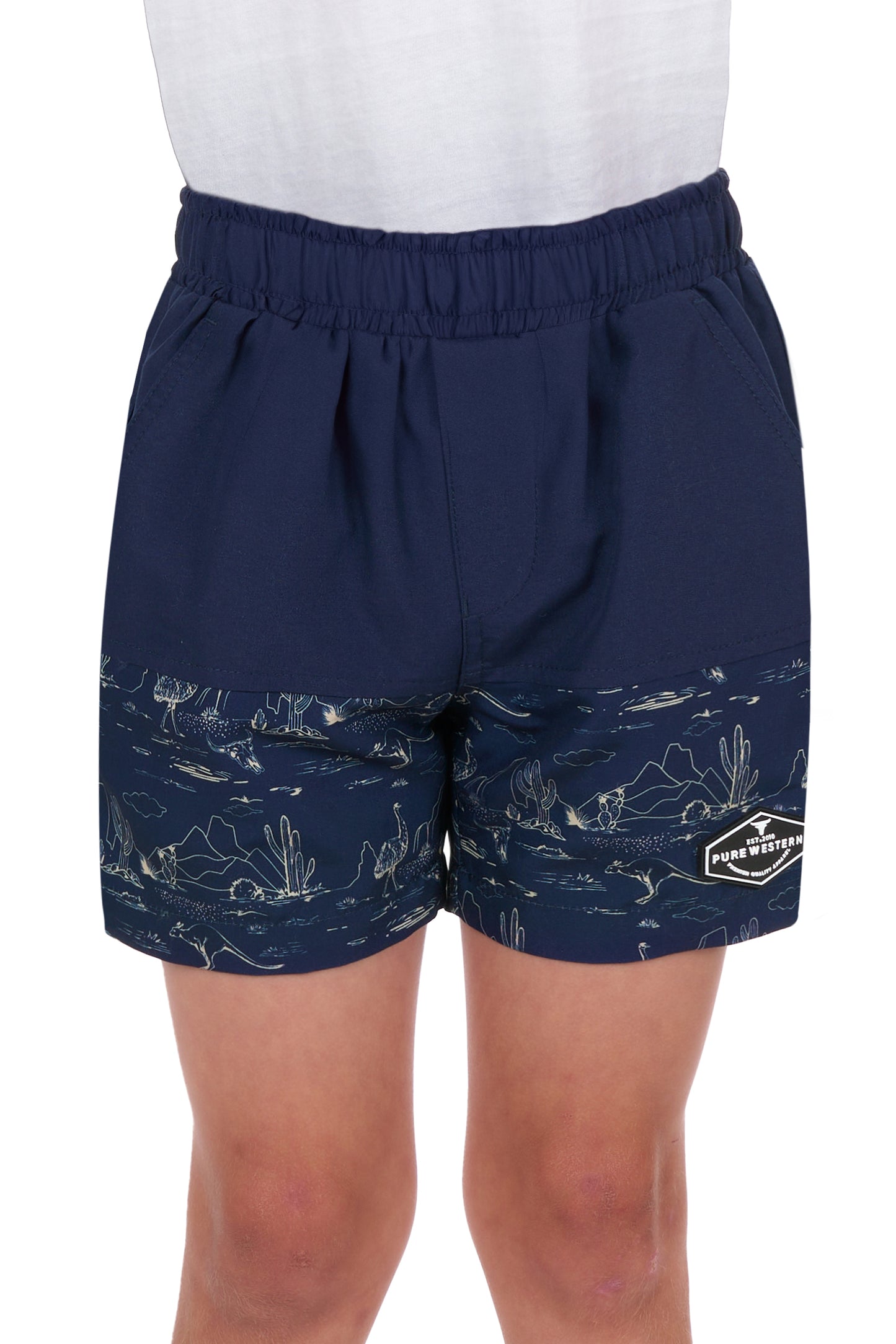 P4S3302972 Pure Western Boy's Drew BoardShort