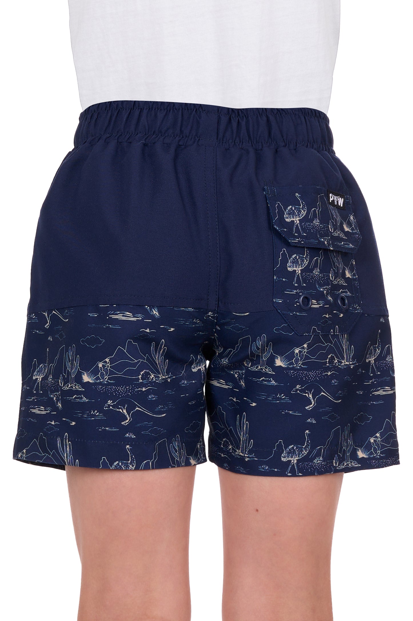 P4S3302972 Pure Western Boy's Drew BoardShort