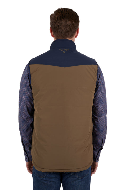P4W1603035 Pure Western Men's Martin Reversible Vest
