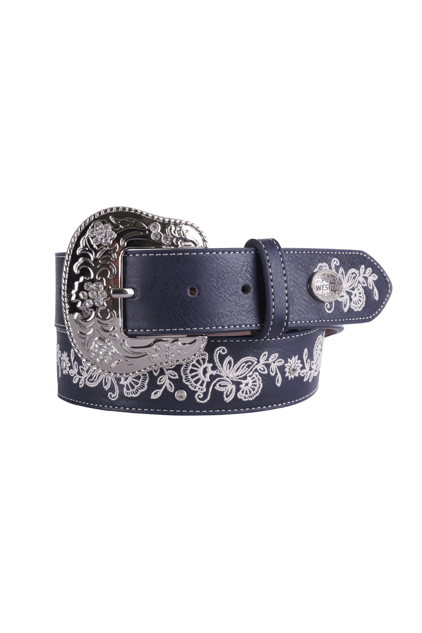 P4W2903BLT Pure Western Women's Marlow Belt Navy