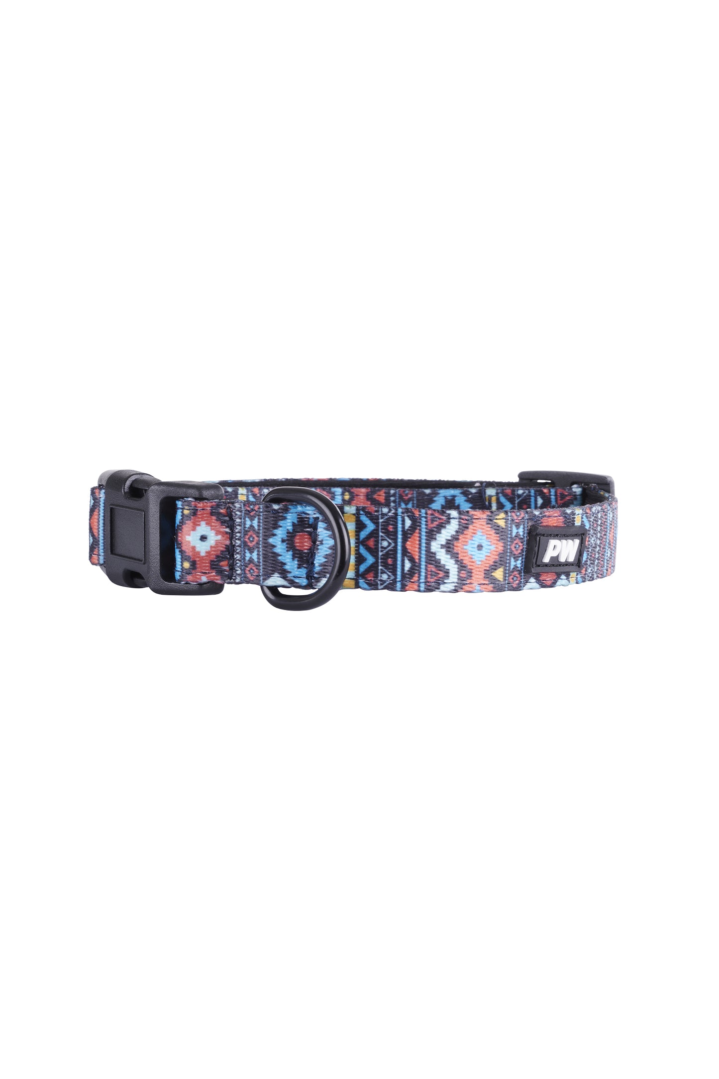 P4W2923CLR Pure Western Billie Dog Collar Blue