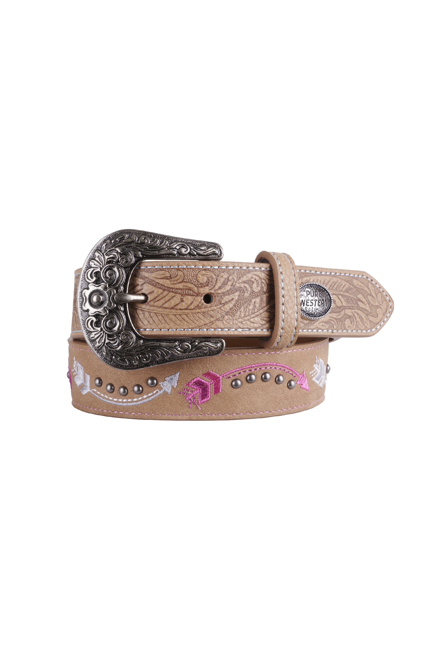 P4W5987BLT Pure Western Girl's Arrow Belt