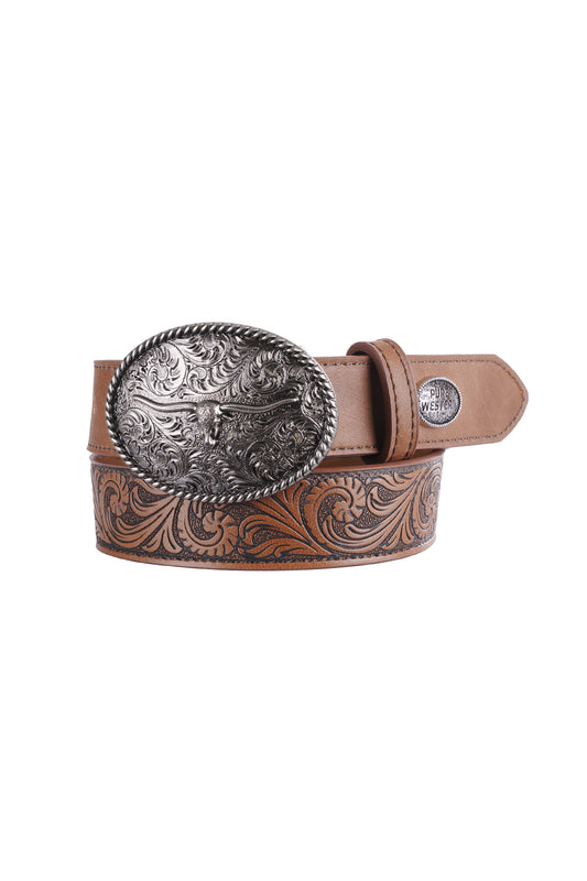 P4W7909BLT Pure Western Kid's Perry Belt