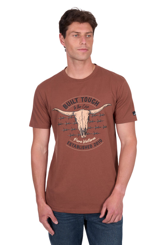 P5S1503084 Pure Western Men's Frank SS Tee