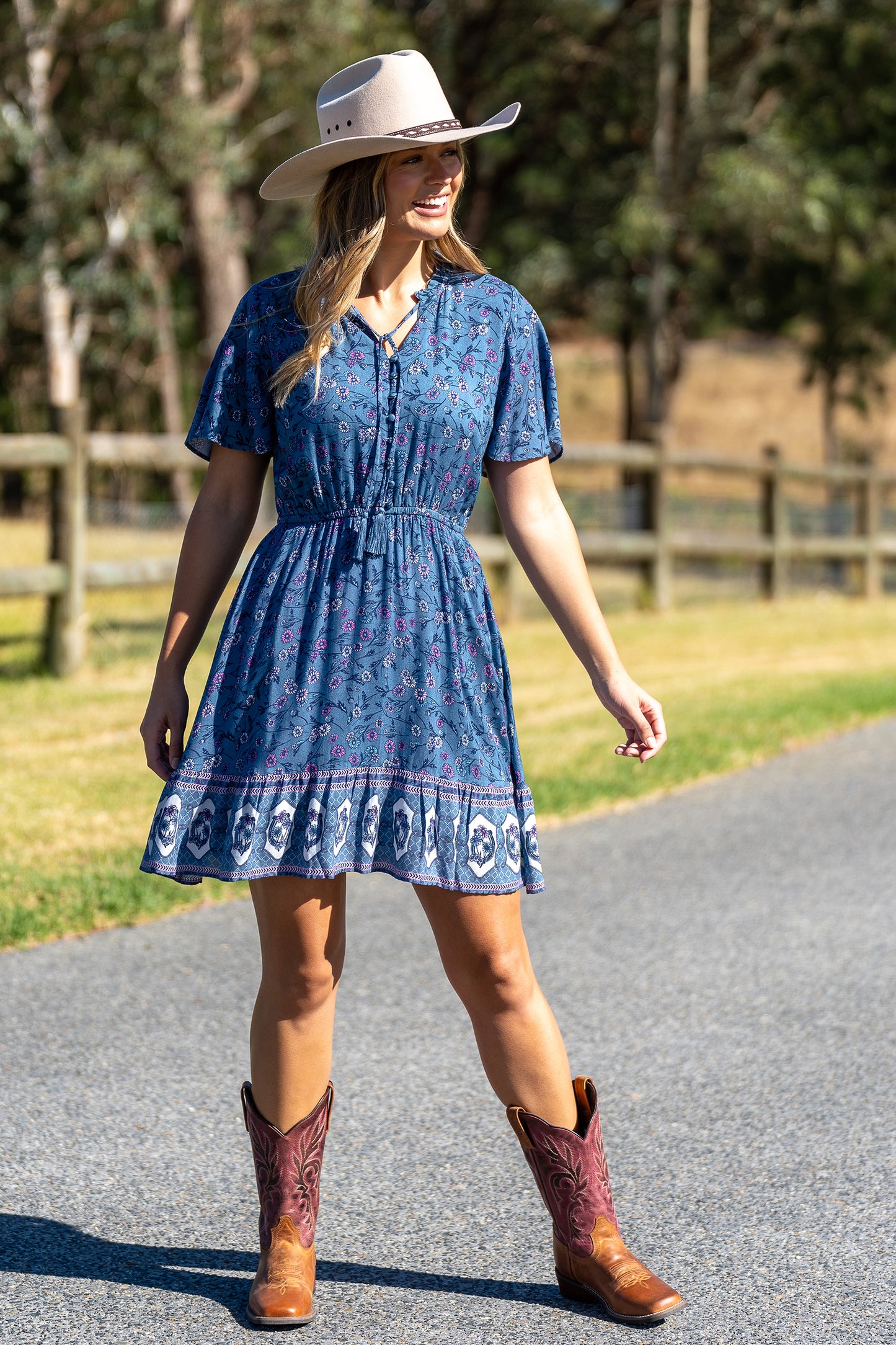 P5S2400111 Pure Western Women's Farrah Dress