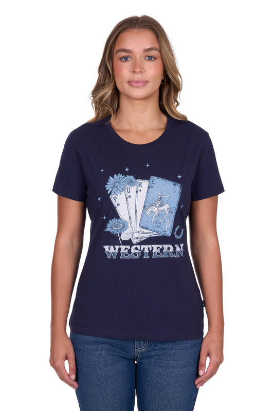 P5S2598101 Pure Western Women's Sherry SS Tee