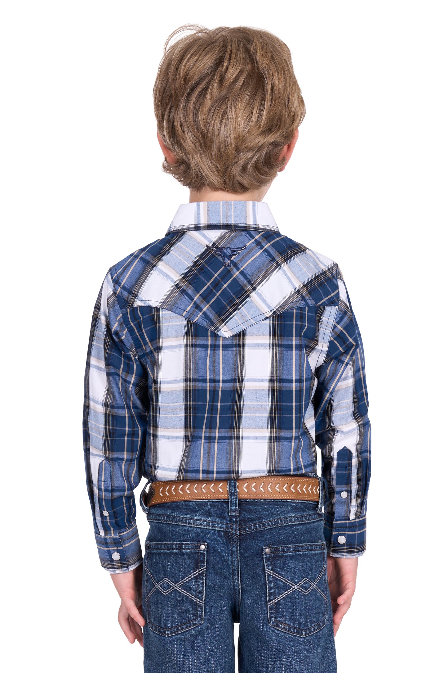 P5S3100071 Pure Western Boys Nicholas LS Shirt