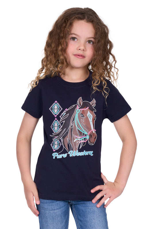 P5S5576145 Pure Western Girls Ashlyn Tee