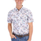 P6S1102306 Pure Western Men's Mike SS Shirt Multi