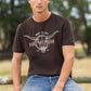 P6S1503313 Pure Western Men's Tony SS Tee Chocolate