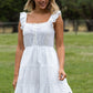 P6S2410271 Pure Western Women's Alison SL Dress White