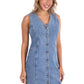 P6S2412268 Pure Western Women's Natasha Sleeveless Denim Dress