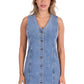P6S2412268 Pure Western Women's Natasha Sleeveless Denim Dress