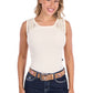 P6S2502267 Pure Western Women's Robin Tank Cream