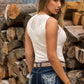 P6S2502267 Pure Western Women's Robin Tank Cream