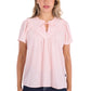 P6S2504261 Pure Western Women's Leslie SS Blouse Blush