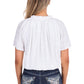 P6S2509194 Pure Western Women's Piper SS Blouse White