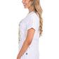 P6S2598280 Pure Western Women's Amber SS Tee White