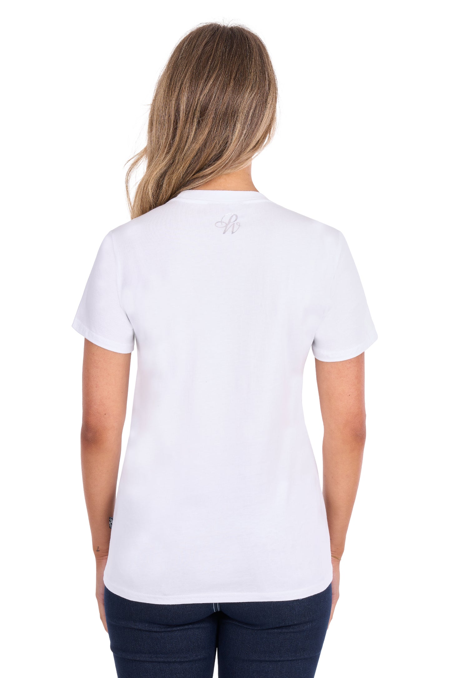 P6S2598280 Pure Western Women's Amber SS Tee White