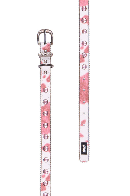 P6S2936CLR Pure Western Randy Dog Collar Pink