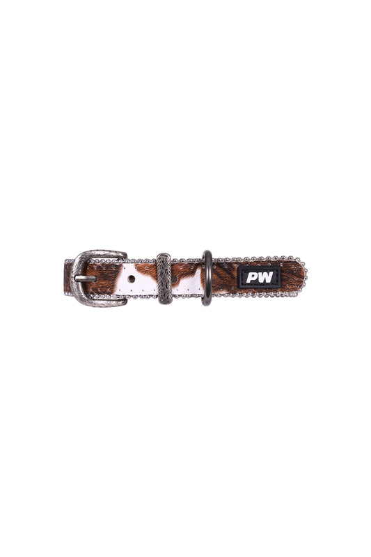 P6S2936CLR Pure Western Randy Dog Collar Tan