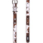 P6S2936CLR Pure Western Randy Dog Collar Tan