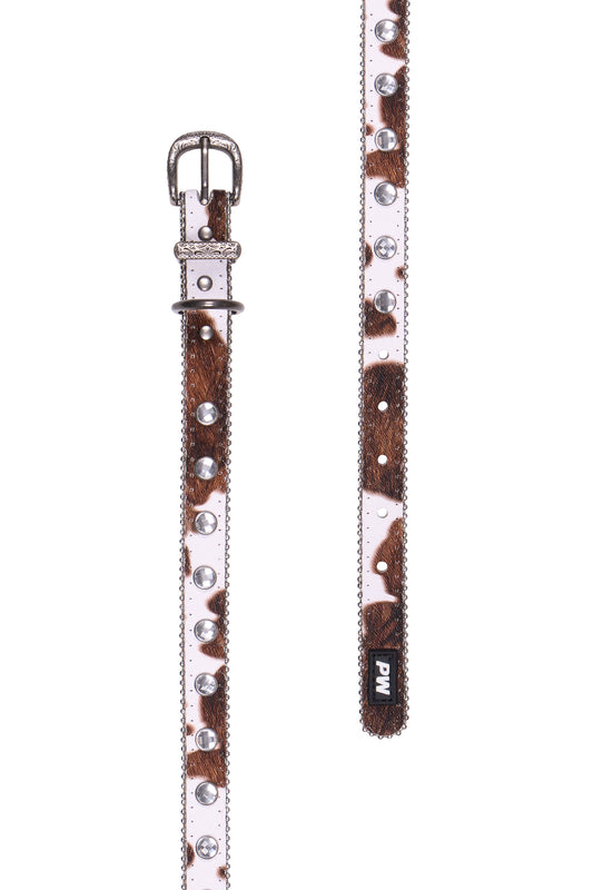 P6S2936CLR Pure Western Randy Dog Collar Tan