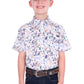 P6S3103306 Pure Western Boy's Mike SS Shirt Multi