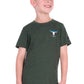 P6S3503313 Pure Western Boy's Tony SS Tee Green Marble