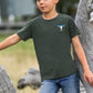 P6S3503313 Pure Western Boy's Tony SS Tee Green Marble