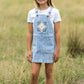 P6S5402287 Pure Western Girl's Freya Pinafore Dress Chambray