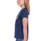 P6S5501292 Pure Western Girl's Bindi SS Tee Navy