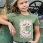 P6S5501293 Pure Western Girl's Ella SS Tee Moss