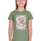 P6S5501293 Pure Western Girl's Ella SS Tee Moss