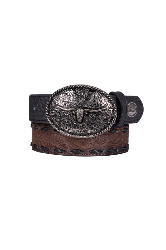 P6S7946BLT Pure Western Kid's Roderick Belt