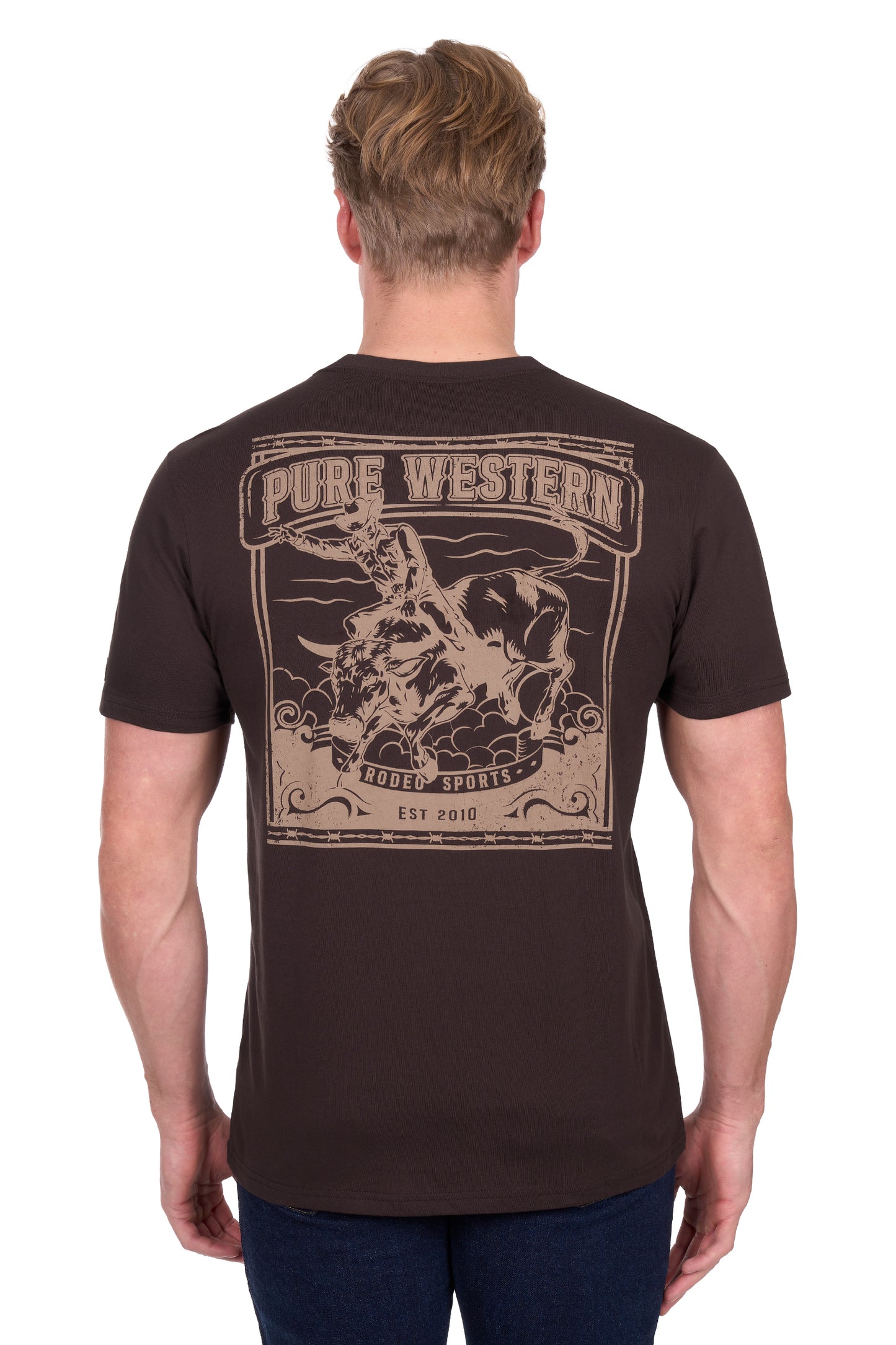 P6W1503171 Pure Western Men's Rodeo SS Tee