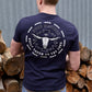 P6W1503173 Pure Western Men's Oscar SS Tee Navy