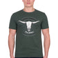 P6W1503174 Pure Western Men's Frank SS Tee Green Marle