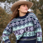 P6W2570227 Pure Western Margo Pullover Navy