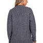 P6W2596230 Pure Western Cora Cardigan Charcoal Marle