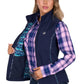 P6W2603226 Pure Western Corine Softshell Vest Navy