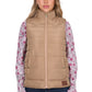 P6W2606222 Pure Western Women's Sherri Rev Vest Tan