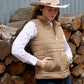 P6W2606222 Pure Western Women's Sherri Rev Vest Tan