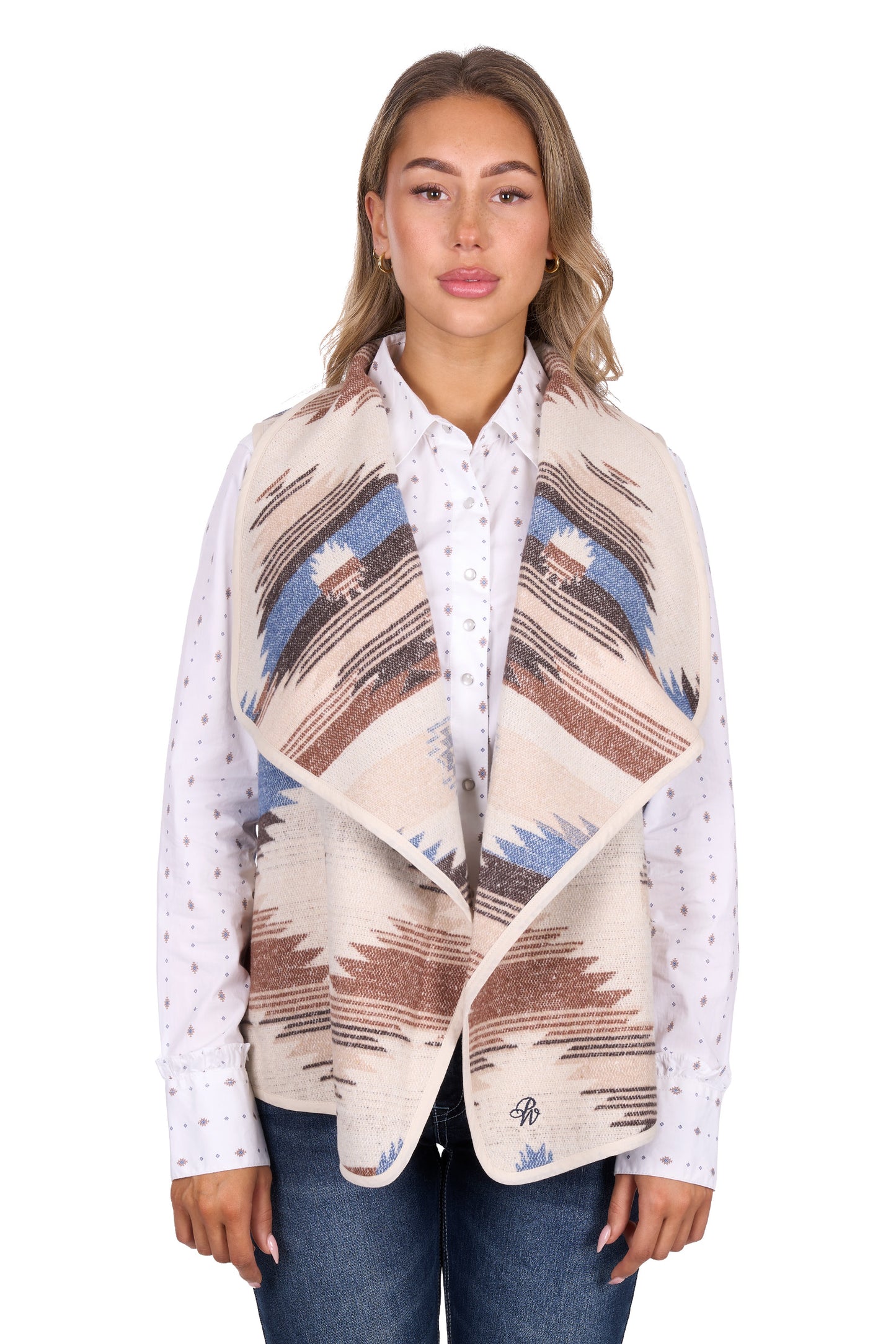 P6W2607223 Pure Western Women's Keegan Vest Multi