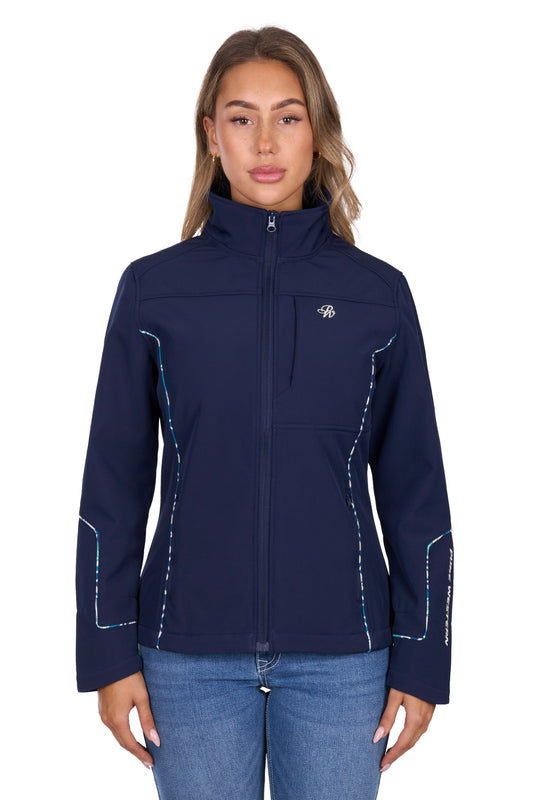 P6W2703225 Pure Western Corine Softshell Jacket Navy